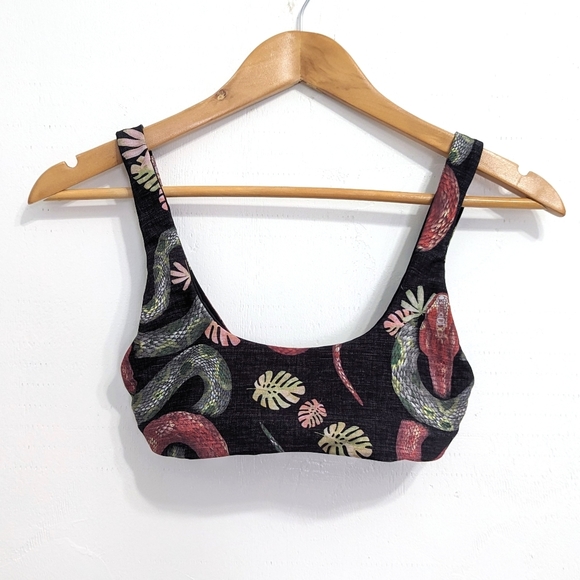 Hurley Swim Hurley Bikini Swimsuit Bathing Suit Snake Serpents